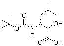 (2S,3R)-3-[[(1,1-Dimethylethoxy)carbonyl]amino]-2-hydroxy-5-methylhexanoic acid molecular structure (CAS 73397-25-8)