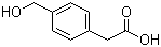 structure of CAS# 73401-74-8, 4-(Hydroxymethyl)phenylacetic acid