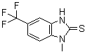 CAS # 7341-87-9, 1,3-Dihydro-1-methyl-5-(trifluoromethyl)-2H-benzimidazole-2-thione