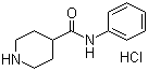 structure of CAS# 73415-85-7, N-苯基-4-哌啶甲酰胺盐酸盐