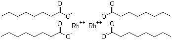 structure of CAS# 73482-96-9, 辛酸铑