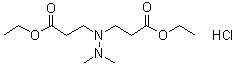 CAS 登录号：7355-83-1, 3,3'-(二甲基亚肼基)二丙酸二乙酯单盐酸盐