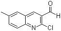 CAS # 73568-27-1, 2-Chloro-6-methyl-3-quinolinecarbaldehyde, 2-Chloro-6-methylquinoline-3-carboxaldehyde
