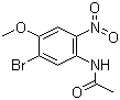 structure of CAS# 7357-66-6, N-(5-溴-4-甲氧基-2-硝基苯基)乙酰胺