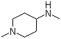structure of CAS# 73579-08-5, 1-甲基-4-(甲氨基)哌啶