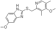 CAS # 73590-85-9, Ufiprazole, 2-{[(3,5-Dimethyl-4-methoxy-2-pyridinyl)-methyl]-thio}-5-methoxy-1H-benzimidazole