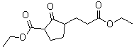 CAS # 7362-91-6, 3-(Ethoxycarbonyl)-2-oxocyclopentanepropanoic acid ethyl ester, NSC 125575