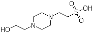 structure of CAS# 7365-45-9, 4-羟乙基哌嗪乙磺酸