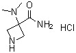 structure of CAS# 736994-13-1, 3-(二甲基氨基)-3-吖丁啶甲酰胺单盐酸盐
