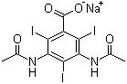 structure of CAS# 737-31-5, 泛影酸钠