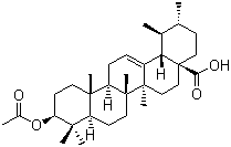CAS # 7372-30-7, Ursolic acid acetate, (3beta)-3-(Acetyloxy)-urs-12-en-28-oic acid
