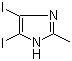structure of CAS# 73746-44-8, 4,5-Diiodo-2-methylimidazole