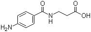 structure of CAS# 7377-08-4, 对氨基苯甲酰-beta-丙氨酸