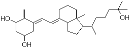 structure of CAS# 73837-24-8, 5,6-trans-1a,25-Dihydroxyvitamin D3
