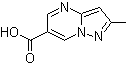 structure of CAS# 739364-95-5, 2-甲基-吡唑并[1,5-a]嘧啶-6-羧酸