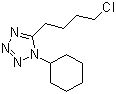 structure of CAS# 73963-42-5, 5-(4-氯丁基)-1-环己基四氮唑