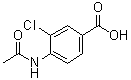 CAS 登录号：74114-62-8, 4-乙酰氨基-3-氯苯甲酸
