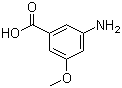 structure of CAS# 74165-74-5, 3-氨基-5-甲氧基苯甲酸