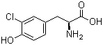 structure of CAS# 7423-93-0, 3-氯-L-酪氨酸