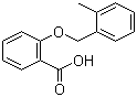 structure of CAS# 743440-26-8, 2-[(2-Methylphenyl)methoxy]benzoic acid