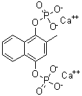 CAS 登录号：74347-27-6, 2-甲基-1,4-萘二酚二(磷酸二氢酯)二钙盐