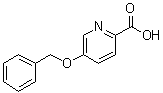 structure of CAS# 74386-55-3, 5-Benzyloxy-2-pyridinecarboxylic acid