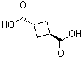 structure of CAS# 7439-33-0, 反式-1,3-环丁烷二甲酸