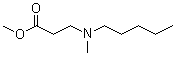structure of CAS# 744266-99-7, N-甲基-N-戊基-beta-丙氨酸甲酯