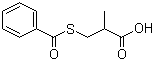 CAS # 74431-50-8, 3-(Benzoylthio)-2-methylpropionic acid