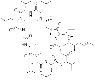 CAS 登录号：74436-00-3, 7-L-正缬氨酸环孢菌素 A