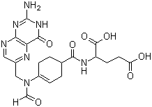 CAS # 7444-29-3, Anhydro leucovorin, 10-Formyltetrahydropteroylglutamic acid