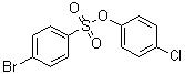 CAS # 7463-24-3, 4-Chlorophenyl p-bromobenzenesulfonate, NSC 404331, p-Chlorophenyl p-bromobenzenesulfonate