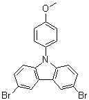 structure of CAS# 746651-52-5, 3,6-二溴-9-(4-甲氧基苯基)-9H-咔唑