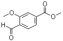 structure of CAS# 74733-24-7, 4-甲酰基-3-甲氧基苯甲酸甲酯