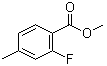 CAS # 74733-29-2, 2-Fluoro-4-methylbenzoic acid methyl ester, Methyl 2-fluoro-4-methylbenzoate