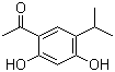 structure of CAS# 747414-17-1, 1-(2,4-Dihydroxy-5-isopropylphenyl)ethanone