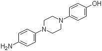 CAS # 74853-08-0, 1-(4-Aminophenyl)-4-(4-hydroxyphenyl)piperazine