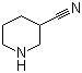structure of CAS# 7492-88-8, 3-Cyanopiperidine