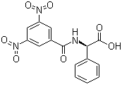 CAS # 74927-72-3, (R)-(-)-N-(3,5-Dinitrobenzoyl)-alpha-phenylglycine, N-(3,5-Dinitrobenzoyl)-D-alpha-phenylglycine