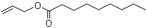 structure of CAS# 7493-72-3, Allyl nonanoate