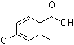 structure of CAS# 7499-07-2, 4-Chloro-2-methylbenzoic acid