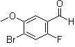 structure of CAS# 749931-20-2, 4-溴-2-氟-5-甲氧基苯甲醛