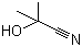 structure of CAS# 75-86-5, Acetone cyanohydrin