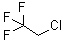 structure of CAS# 75-88-7, 2-Chloro-1,1,1-trifluoroethane