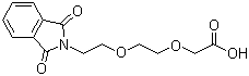 structure of CAS# 75001-09-1, 2-[2-(2-酞酰亚氨基乙氧基)乙氧基]乙酸