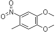 structure of CAS# 7509-11-7, 4,5-Dimethoxy-2-nitrotoluene