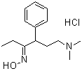 CAS 登录号：7512-07-4, 6-(二甲基氨基)-4-苯基-3-己酮肟单盐酸盐