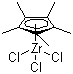 structure of CAS# 75181-07-6, Pentamethylcyclopentadienyl zirconium trichloride