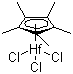 structure of CAS# 75181-08-7, Pentamethylcyclopentadienylhafnium trichloride
