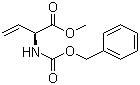 structure of CAS# 75266-40-9, (S)-2-(Benzyloxycarbonylamino)-3-butenoic acid methyl ester